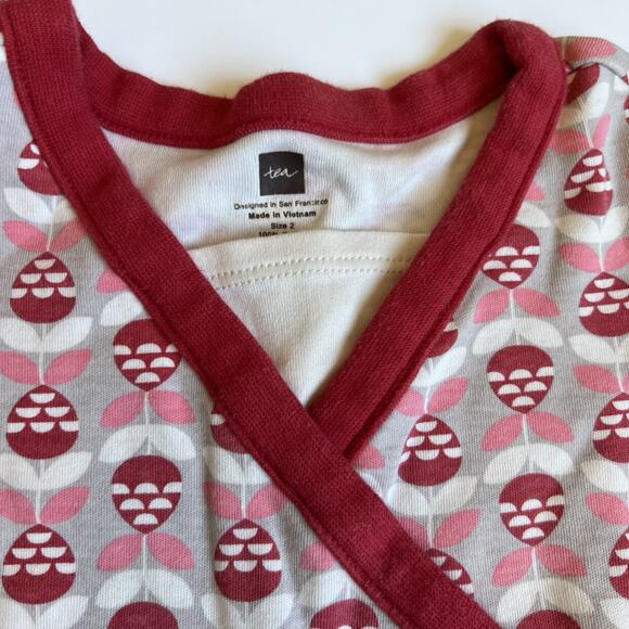 Tea Collection Banded Long Sleeve Dress - Picture 6 of 8